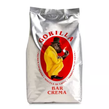 Kaffeebohnen Gorilla Espresso Bar Crema 1 kg – Espresso-Blend der Marke Gorilla