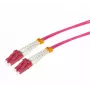Glasfaserkabel Tecline 798LL00 LC OM4 0,5 m Pink Violett