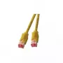Netzwerkkabel EFB Elektronik RJ45 S/FTP Cat6a RJ-45 SF/UTP 7,5 m Gelb