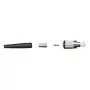 Fibre optic connector FC Male EFB Elektronik 53216.3, Schwarz, single-piece