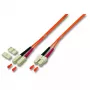 Glasfaserkabel EFB Elektronik SC auf SC 50/125 µm 10 m — Multimode