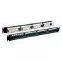 Patchpanel EFB Elektronik 37585.1, 24-Port RJ-45, 1HE Rack, 5000 Mbit/s, vergoldete Kontakte, schwarz