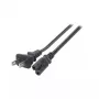 Stromkabel EFB Elektronik EK496.1,8 Schwarz 1,8 m