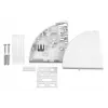 EFB Elektronik 53712.1 Micro-Spleißverteilergehäuse, IP20, RAL 7035