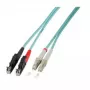 Glasfaserkabel EFB Elektronik O0341.2 – OM4, 2 m, LC auf E‑2000 (LSH), 50 µm, violett