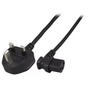 Netzkabel EFB Elektronik EK460.1,8 Schwarz 3 m BS 1363/A C13 Kupplung