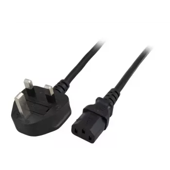 Stromkabel EFB Elektronik EK484.2 Schwarz 2 m