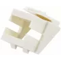Keystone-Modul EFB Elektronik LOGON LFK001, weiß, SC-zu-LC-Glasfaseradapter