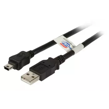 USB-Kabel EFB Elektronik K5251SW.5 5 m USB A Mini-USB B Schwarz