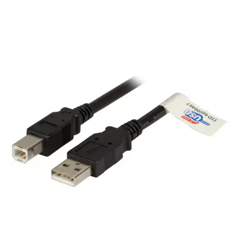USB 2.0 Datenkabel EFB Elektronik K5256SW.1,5 — USB A auf USB B, 1,5 m, schwarz