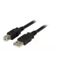USB 2.0 Datenkabel EFB Elektronik K5256SW.1,5 — USB A auf USB B, 1,5 m, schwarz