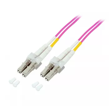 Glasfaserkabel EFB Elektronik O0319.35 — 35 m, OM4, LC–LC, I-V(ZN) H, Vollduplex, pink