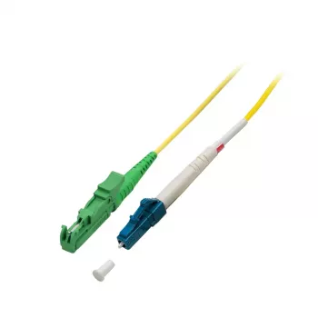Glasfaserkabel EFB Elektronik O1420.2, OS2 Singlemode, 2 m, E-2000 (LSH) auf LC, I-V(ZN) H, gelb