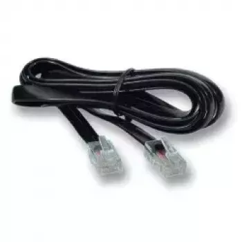 Telefonkabel EFB Elektronik K2402SW.1 1 m Schwarz