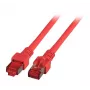 Netzwerkkabel EFB Elektronik K5512.50 RJ-45 Cat6 50 m Rot