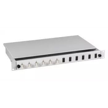 Patchpanel EFB Elektronik BA71921.12 — Glasfaser LC, 0U, grau, 483×44,5×244 mm