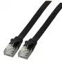 Netzwerkkabel EFB Elektronik K5545SW.1 RJ-45 Cat6a 1 m Schwarz