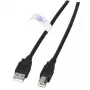 USB-Kabel EFB Elektronik K5203.1,8 1,8 m USB A USB B Schwarz