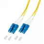 Glasfaserkabel EFB Elektronik O0350.1-1.2 1 m 2x LC Gelb