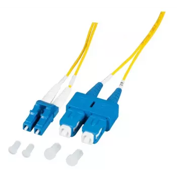 Glasfaserkabel EFB Elektronik O0360.2-1.2 2 m 2x LC 2x SC Gelb