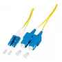 Glasfaserkabel EFB Elektronik O0360.2-1.2 2 m 2x LC 2x SC Gelb