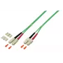 Glasfaserkabel EFB Elektronik O0318.3OM5 3 m 2x SC Grün