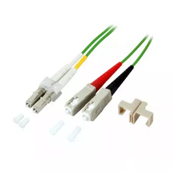 Glasfaserkabel EFB Elektronik O0323.1OM5 1 m 2x SC 2x LC Grün
