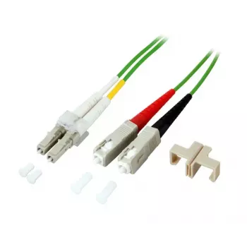Glasfaserkabel EFB Elektronik O0323.5OM5 5 m 2x SC 2x LC Grün