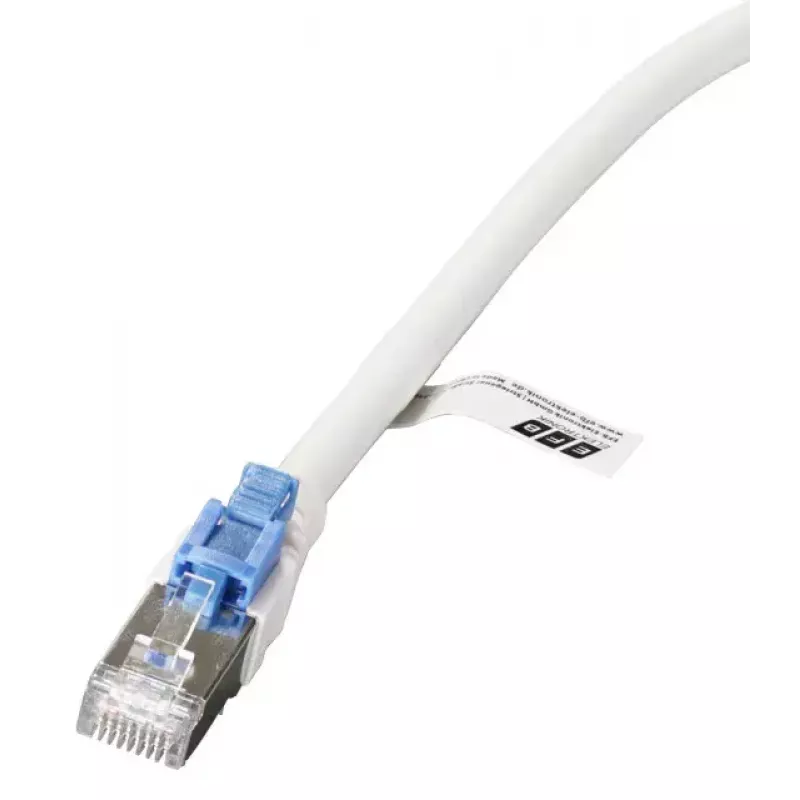 Netzwerkkabel EFB Elektronik K5539WS.5 Cat6a S/FTP (S‑STP) RJ‑45 – 5 m, vergoldete Kontakte