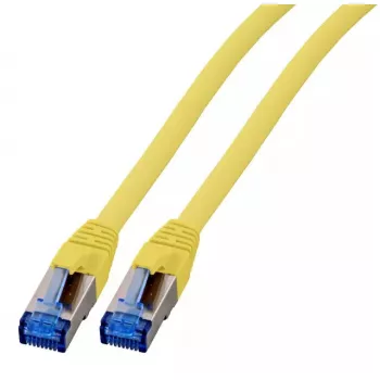 Netzwerkkabel EFB Elektronik K5525FGE.1,5 RJ-45 Cat6a 1,5 m Gelb