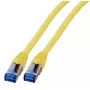 Netzwerkkabel EFB Elektronik K5525FGE.1,5 RJ-45 Cat6a 1,5 m Gelb