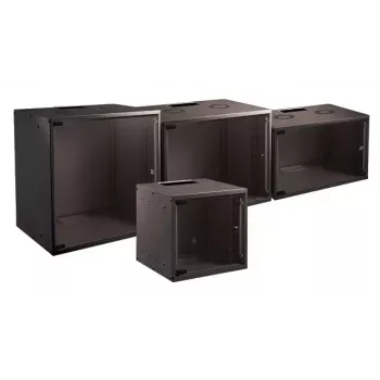 Wandmontiertes Rack-Gehäuse EFB Elektronik WGB-1915TS.60 – 15U, 535×600×707 mm, schwarz, 80 kg max