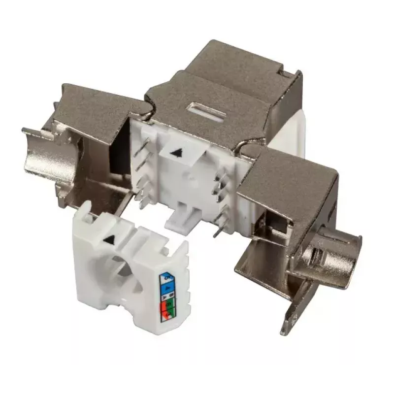 Keystone-Modul EFB Elektronik E-20092 Flach Silber RJ-45