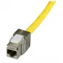 Keystone-Modul EFB Elektronik E-20092 Flach Silber RJ-45