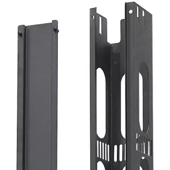 Kabelmanagement-Panel EFB Elektronik PRO-VKM42.GR Stahl Schwarz 100 mm