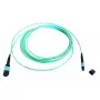Glasfaser-MTP-Kabel EFB Elektronik MTPF12MTPFOM3-5-A — OM3, 50 µm, 5 m, Aqua