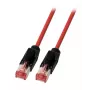 Netzwerkkabel EFB Elektronik K8048PUI40 — Cat6a S/FTP (S‑STP), RJ-45 auf RJ-45, 40 m, schwarz/rot