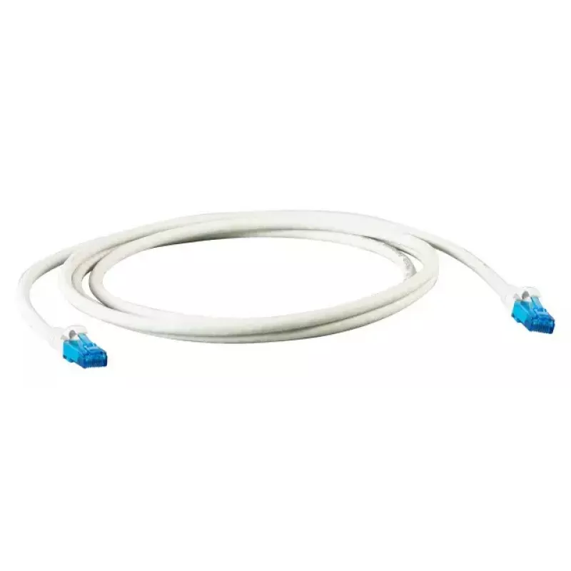 Netzwerkkabel EFB Elektronik K8109WS.1 Cat6a U/UTP (UTP) 1 m, RJ-45 auf RJ-45, Goldkontakte, weiß