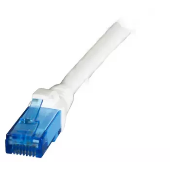 Netzwerkkabel EFB Elektronik K8109WS.3 Cat6a U/UTP 3 m, RJ-45 auf RJ-45, Goldkontakte, weiß