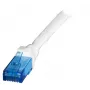 Netzwerkkabel EFB Elektronik K8109WS.3 Cat6a U/UTP 3 m, RJ-45 auf RJ-45, Goldkontakte, weiß