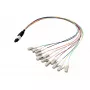 Glasfaserkabel EFB Elektronik MTPM12LCOM4-0,4 0.4 m MTP auf 12×LC OM4 violett