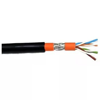 Netzwerkkabel EFB Elektronik 99733.50-CPR Cat.7 S/FTP (S-STP) Schwarz 50 m