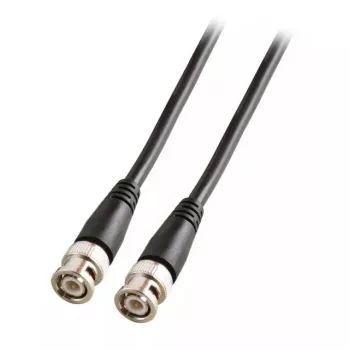Koaxialkabel EFB Elektronik K8360.2V2 RG-59, 2 m, BNC–BNC, schwarz