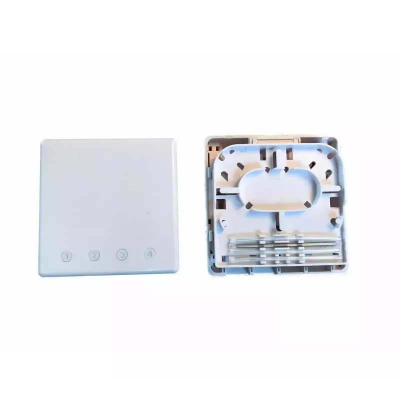 Netzwerk-Anschlussbox EFB Elektronik FTTH-BOX-IN-6, Kunststoffgehäuse, 80×80×28 mm, weiß