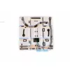 Netzwerk-Anschlussbox EFB Elektronik FTTH-BOX-IN-6, Kunststoffgehäuse, 80×80×28 mm, weiß