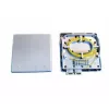 Netzwerk-Anschlussbox EFB Elektronik FTTH-BOX-IN-6, Kunststoffgehäuse, 80×80×28 mm, weiß