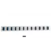 Patchfeld-Zubehör EFB Elektronik SB-FP-12SC-D-V-OM3 — 1U Rackeinbau, 12 SC, Grau, 432×13×43,5 mm