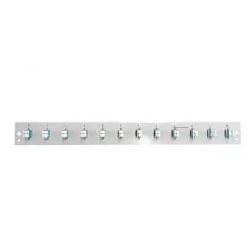 Patchpanel-Zubehör EFB Elektronik SB-FP-12SC-S-OM4, 1U Rackeinbau, 12 SC OM4, 432×13×43,5 mm, grau