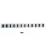 Patchpanel-Zubehör EFB Elektronik SB-FP-S-12SC-D-V-OS2 — 1U Rackeinbau, 12 SC Glasfaseranschlüsse, 432×13×43,5 mm