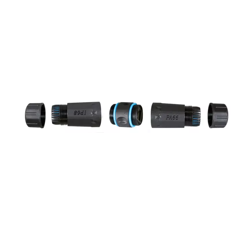 RJ45 Cat.6 IP68-Adapter EFB Elektronik Modell IP68DFKRJ45WP – wasserdichter Ethernet-Steckverbinder